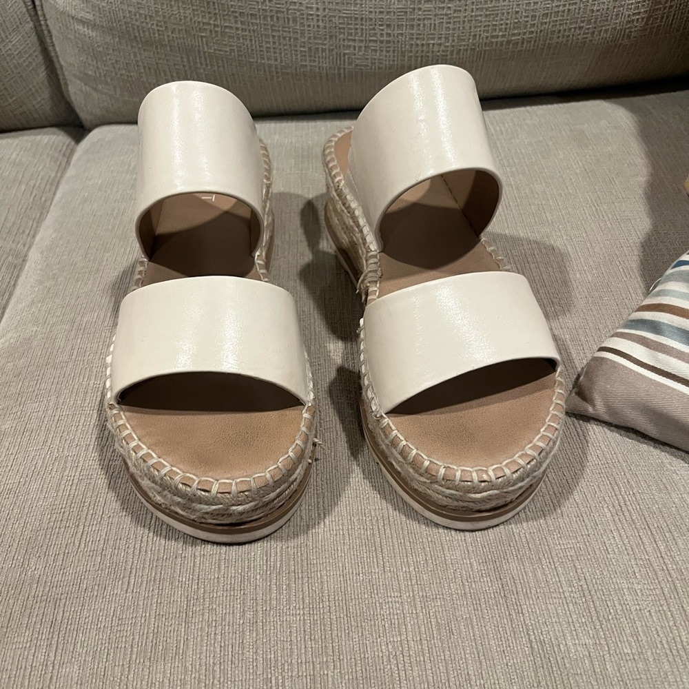 Esprit Beige Espadrille Sandals